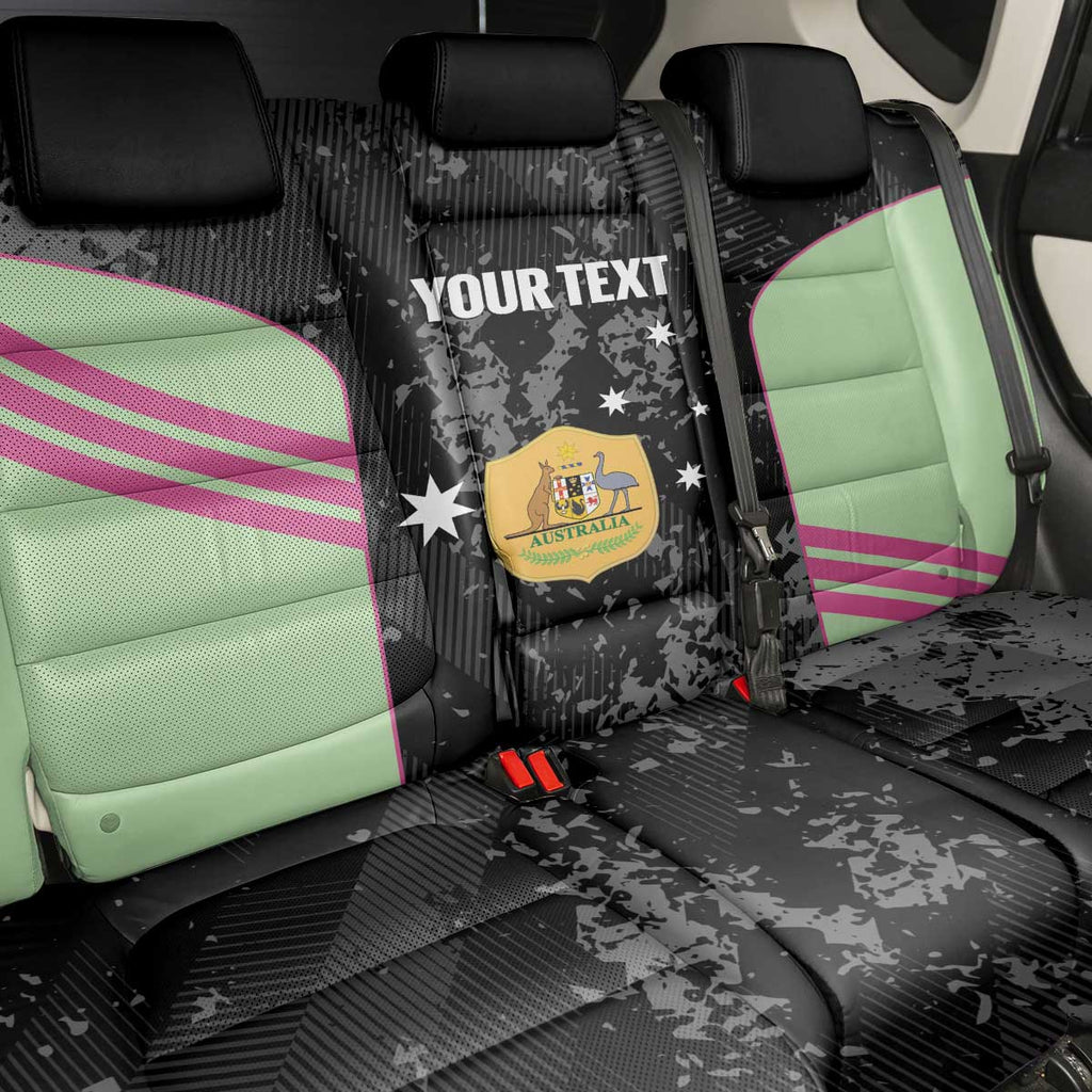 Custom Australia Matildas 2026 Back Car Seat Cover Come On Aussie Grunge Style