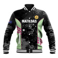 Custom Australia Matildas 2026 Baseball Jacket Come On Aussie Grunge Style