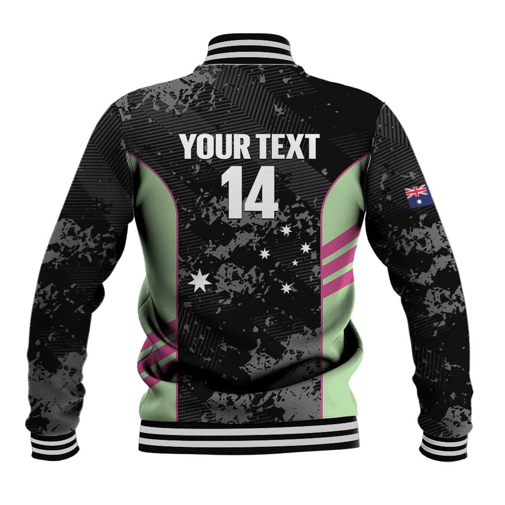 Custom Australia Matildas 2026 Baseball Jacket Come On Aussie Grunge Style