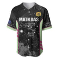 Custom Australia Matildas 2026 Baseball Jersey Come On Aussie Grunge Style