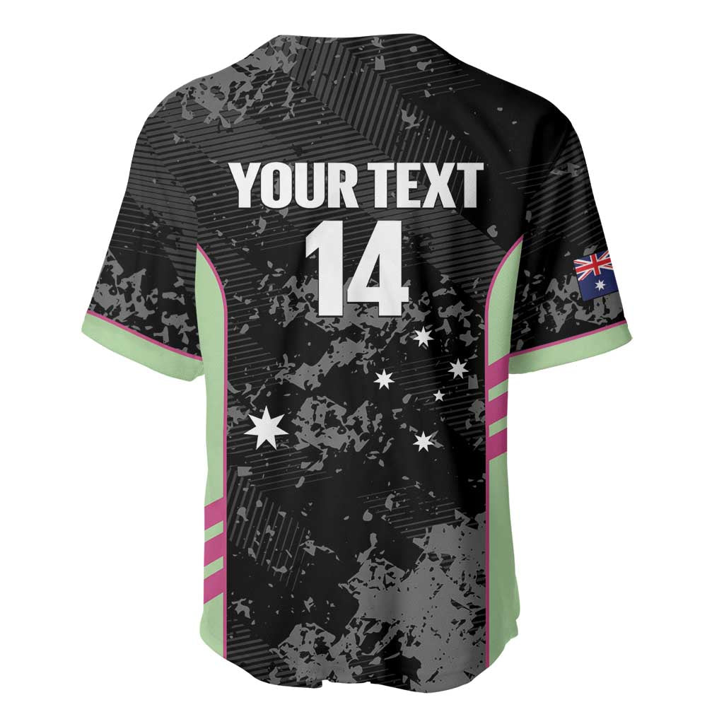 Custom Australia Matildas 2026 Baseball Jersey Come On Aussie Grunge Style