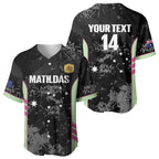 Custom Australia Matildas 2026 Baseball Jersey Come On Aussie Grunge Style