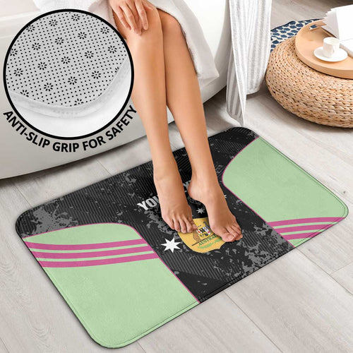 Custom Australia Matildas 2026 Bathroom Set Come On Aussie Grunge Style