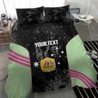 Custom Australia Matildas 2026 Bedding Set Come On Aussie Grunge Style