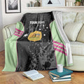 Custom Australia Matildas 2026 Blanket Come On Aussie Grunge Style