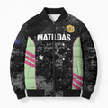 Custom Australia Matildas 2026 Bomber Puffer Jacket Come On Aussie Grunge Style