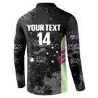 Custom Australia Matildas 2026 Button Sweatshirt Come On Aussie Grunge Style