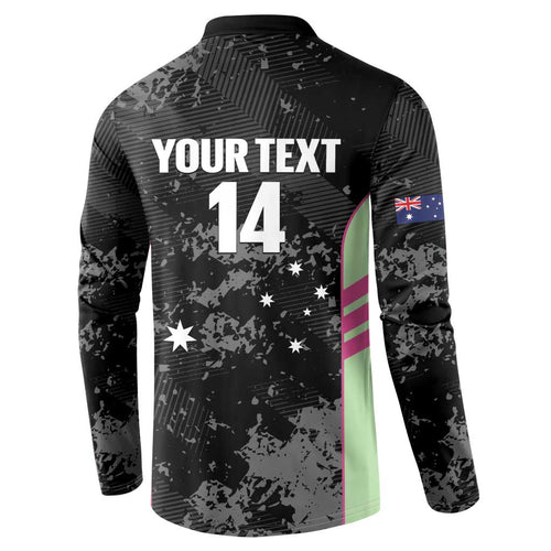 Custom Australia Matildas 2026 Button Sweatshirt Come On Aussie Grunge Style