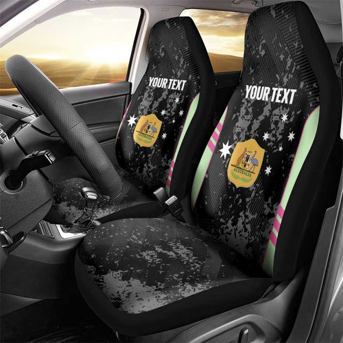 Custom Australia Matildas 2026 Car Seat Cover Come On Aussie Grunge Style