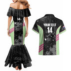Custom Australia Matildas 2026 Couples Matching Mermaid Dress and Hawaiian Shirt Come On Aussie Grunge Style