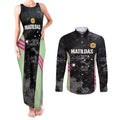Custom Australia Matildas 2026 Couples Matching Tank Maxi Dress and Long Sleeve Button Shirt Come On Aussie Grunge Style