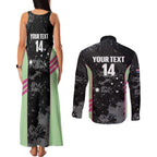 Custom Australia Matildas 2026 Couples Matching Tank Maxi Dress and Long Sleeve Button Shirt Come On Aussie Grunge Style