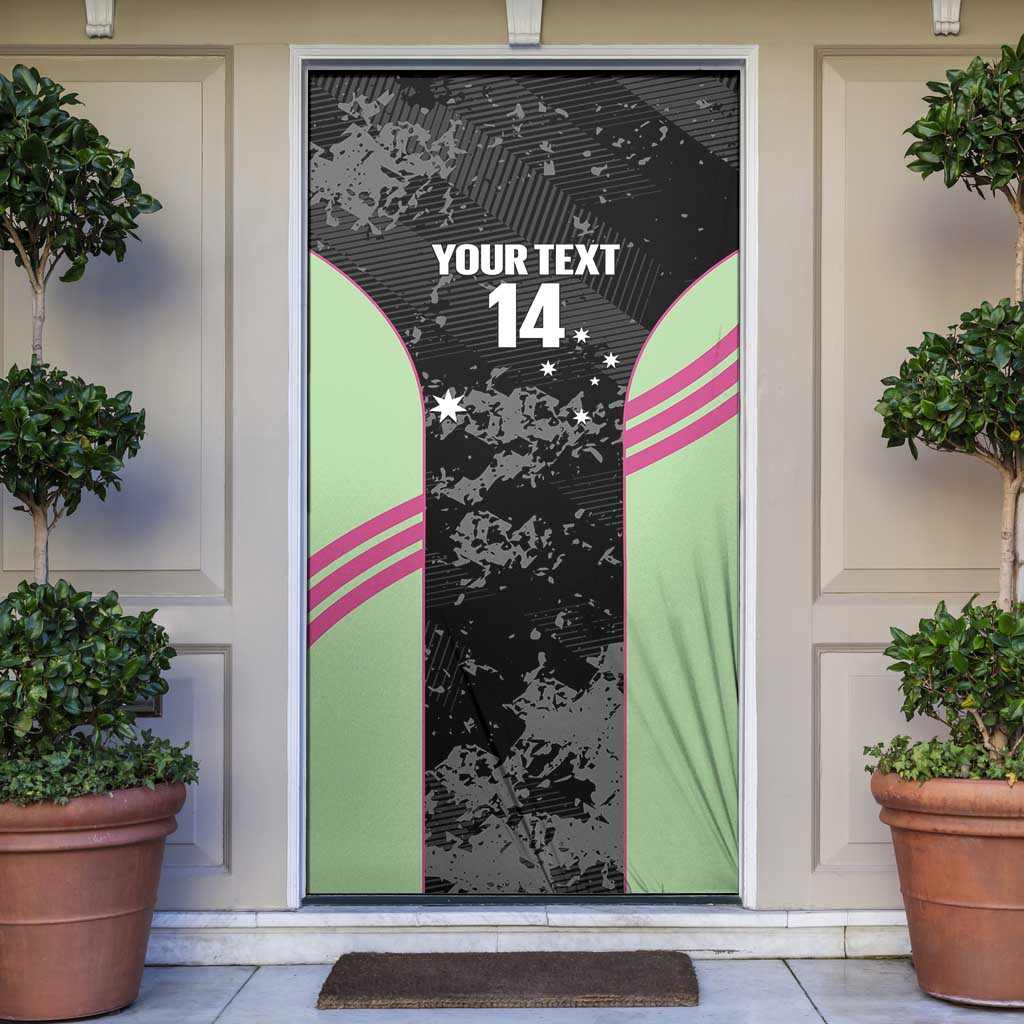 Custom Australia Matildas 2026 Door Cover Come On Aussie Grunge Style