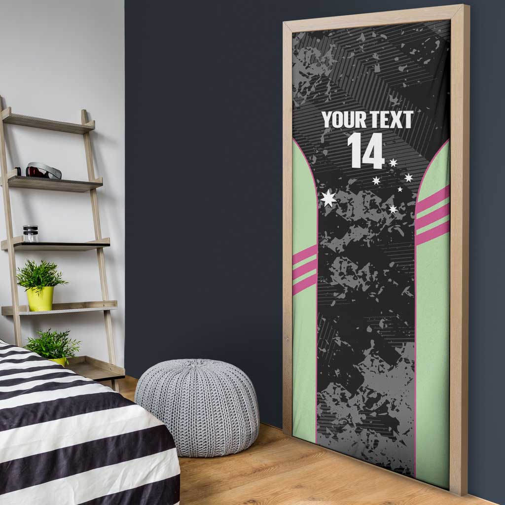 Custom Australia Matildas 2026 Door Cover Come On Aussie Grunge Style