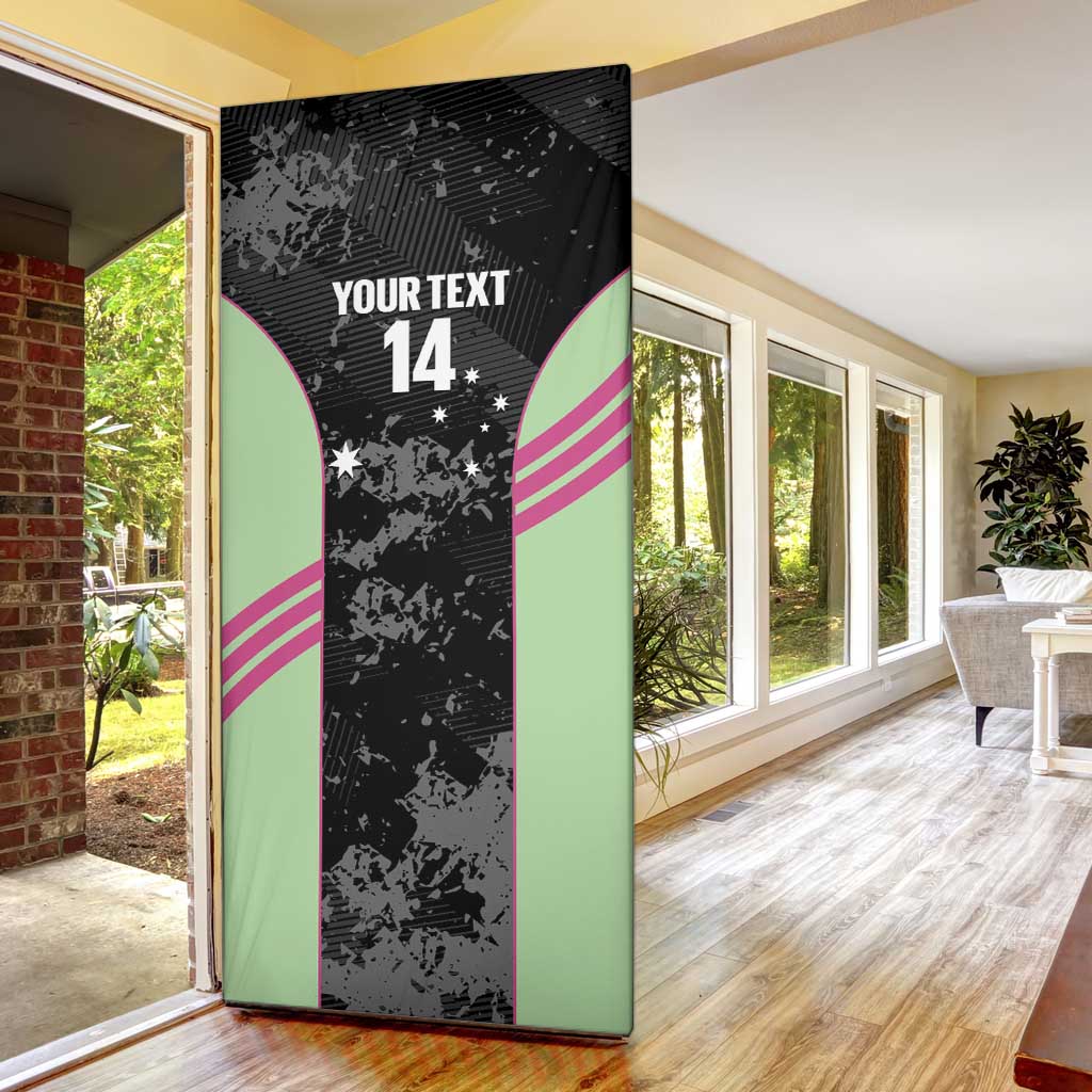 Custom Australia Matildas 2026 Door Cover Come On Aussie Grunge Style