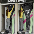 Custom Australia Matildas 2026 Door Cover Come On Aussie Grunge Style