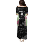 Custom Australia Matildas 2026 Family Matching Puletasi and Hawaiian Shirt Come On Aussie Grunge Style