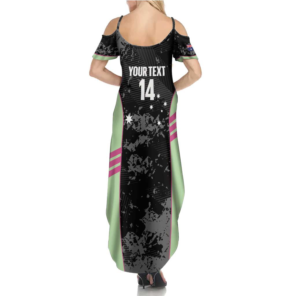 Custom Australia Matildas 2026 Family Matching Summer Maxi Dress and Hawaiian Shirt Come On Aussie Grunge Style