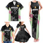 Custom Australia Matildas 2026 Family Matching Tank Maxi Dress and Hawaiian Shirt Come On Aussie Grunge Style