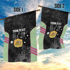 Custom Australia Matildas 2026 Garden Flag Come On Aussie Grunge Style