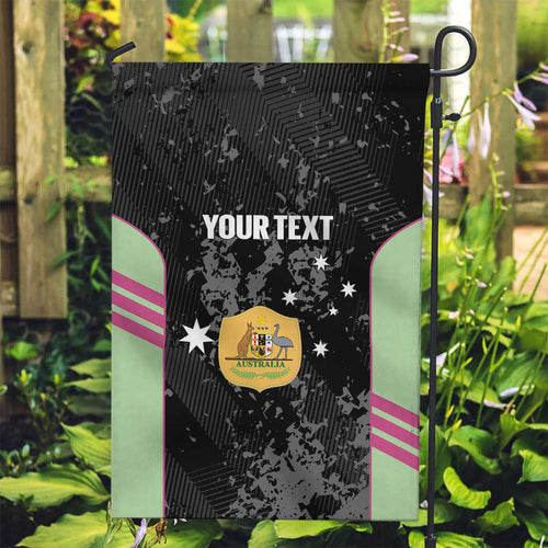 Custom Australia Matildas 2026 Garden Flag Come On Aussie Grunge Style