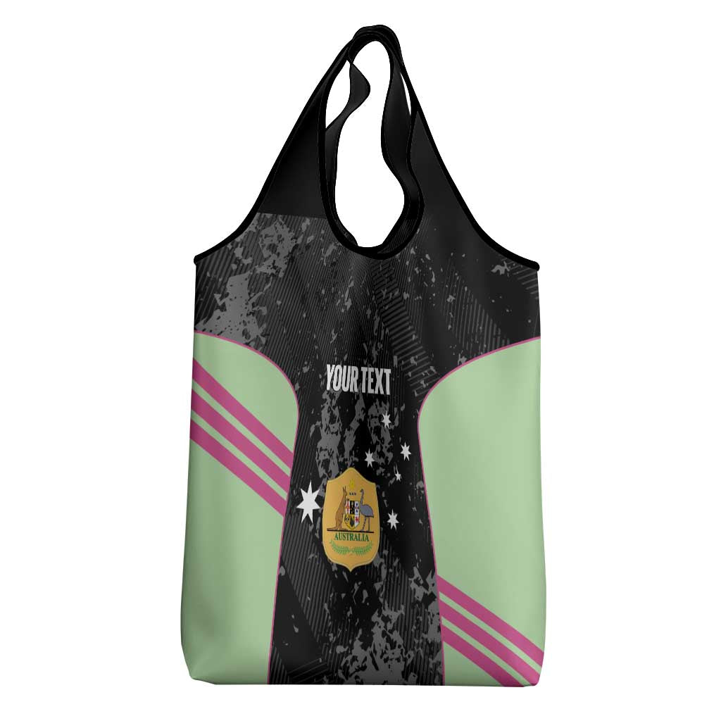 Custom Australia Matildas 2026 Grocery Bag Come On Aussie Grunge Style
