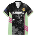 Custom Australia Matildas 2026 Hawaiian Shirt Come On Aussie Grunge Style