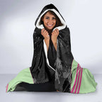 Custom Australia Matildas 2026 Hooded Blanket Come On Aussie Grunge Style
