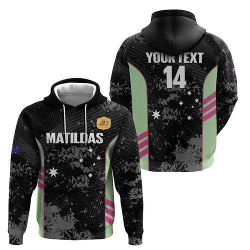 Custom Australia Matildas 2026 Hoodie Come On Aussie Grunge Style