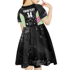 Custom Australia Matildas 2026 Kid Short Sleeve Dress Come On Aussie Grunge Style