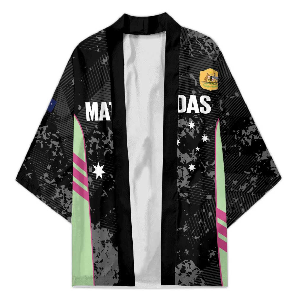 Custom Australia Matildas 2026 Kimono Come On Aussie Grunge Style