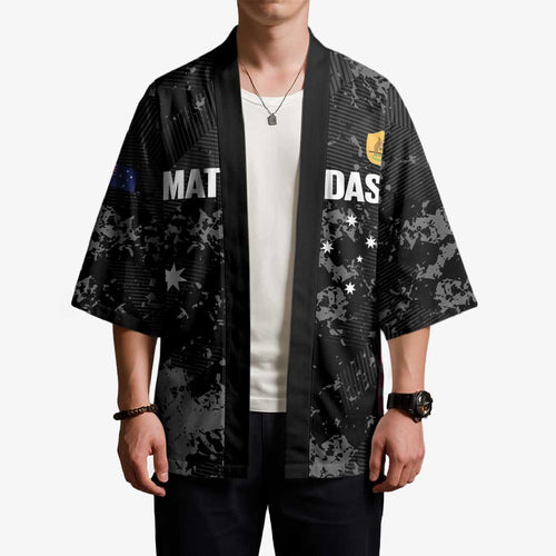 Custom Australia Matildas 2026 Kimono Come On Aussie Grunge Style