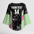 Custom Australia Matildas 2026 Kimono Sleeve Blouse Come On Aussie Grunge Style