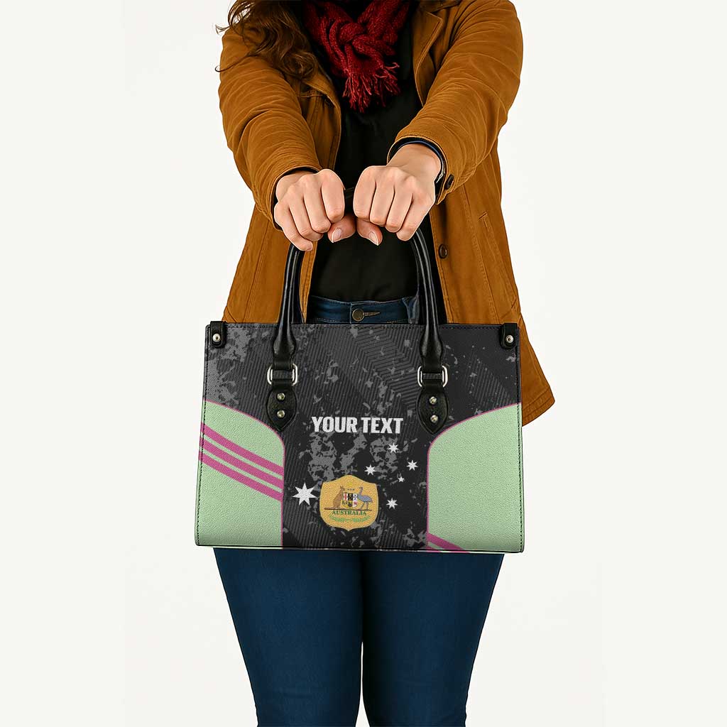 Custom Australia Matildas 2026 Leather Bag Come On Aussie Grunge Style
