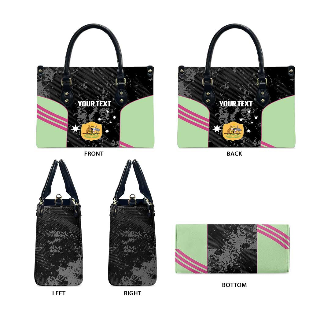 Custom Australia Matildas 2026 Leather Bag Come On Aussie Grunge Style