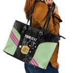 Custom Australia Matildas 2026 Leather Tote Bag Come On Aussie Grunge Style
