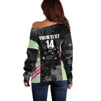 Custom Australia Matildas 2026 Off Shoulder Sweater Come On Aussie Grunge Style