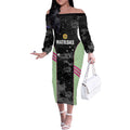 Custom Australia Matildas 2026 Off The Shoulder Long Sleeve Dress Come On Aussie Grunge Style