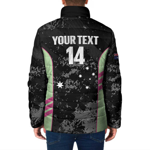 Custom Australia Matildas 2026 Padded Jacket Come On Aussie Grunge Style
