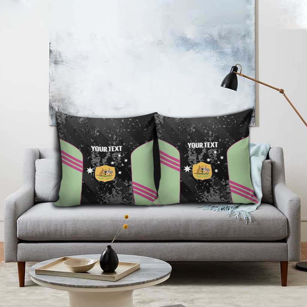 Custom Australia Matildas 2026 Pillow Cover Come On Aussie Grunge Style