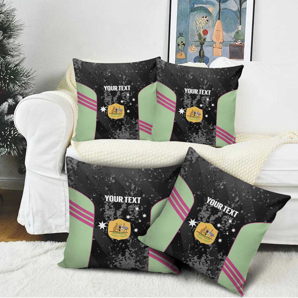 Custom Australia Matildas 2026 Pillow Cover Come On Aussie Grunge Style