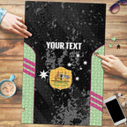 Custom Australia Matildas 2026 Puzzle Come On Aussie Grunge Style