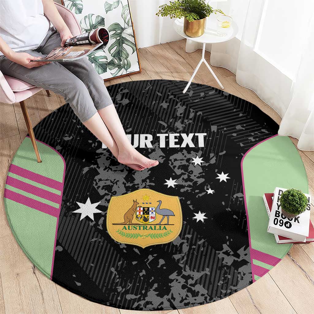 Custom Australia Matildas 2026 Round Carpet Come On Aussie Grunge Style