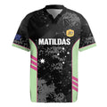 Custom Australia Matildas 2026 Rugby Jersey Come On Aussie Grunge Style