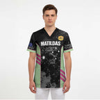 Custom Australia Matildas 2026 Scrub Top Come On Aussie Grunge Style