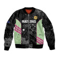 Custom Australia Matildas 2026 Sleeve Zip Bomber Jacket Come On Aussie Grunge Style