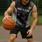 Custom Australia Matildas 2026 Sleeveless Hoodie Come On Aussie Grunge Style