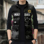 Custom Australia Matildas 2026 Sleeveless Puffer Jacket Come On Aussie Grunge Style