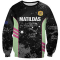 Custom Australia Matildas 2026 Sweatshirt Come On Aussie Grunge Style