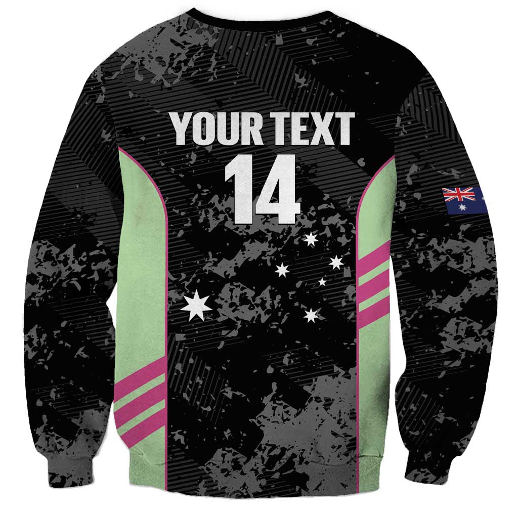 Custom Australia Matildas 2026 Sweatshirt Come On Aussie Grunge Style
